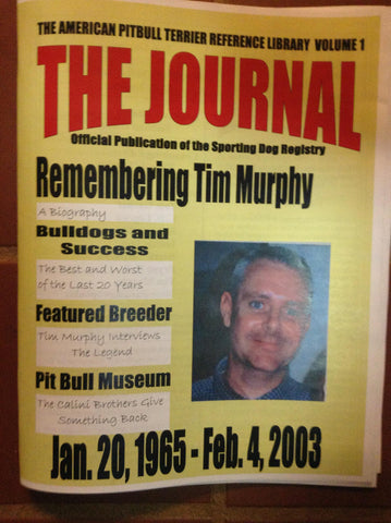 THE JOURNAL: The American Pit Bull Terrier Reference Library